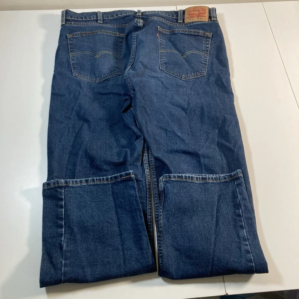 Levi's 505 Jeans 40x30 Blue Straight‎ Denim Cowboy Ranch USA